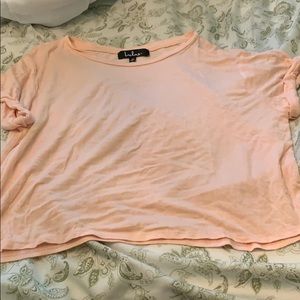 Pink crop top